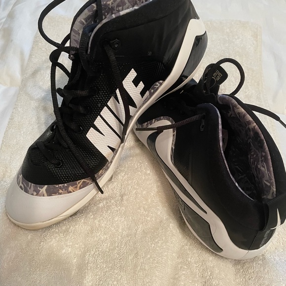 Nike-New Adult Men's Size 12 Metal High Top Force Zoom Trout 4 - Picture 7 of 12